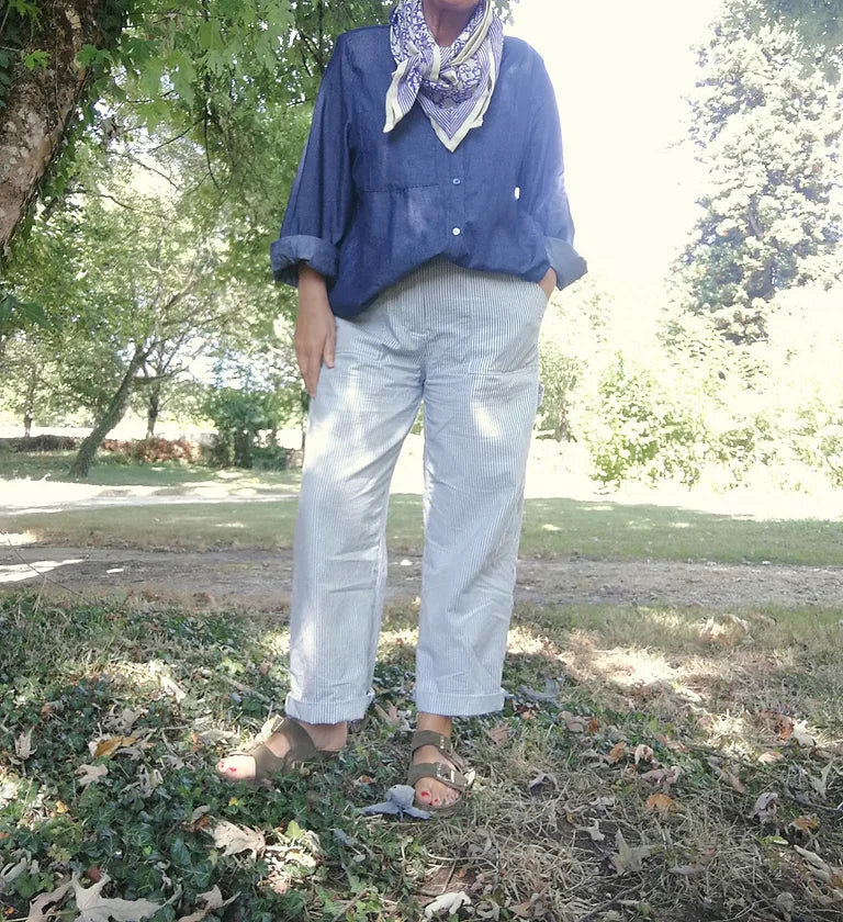 French Navy Langston Trousers - Image 9