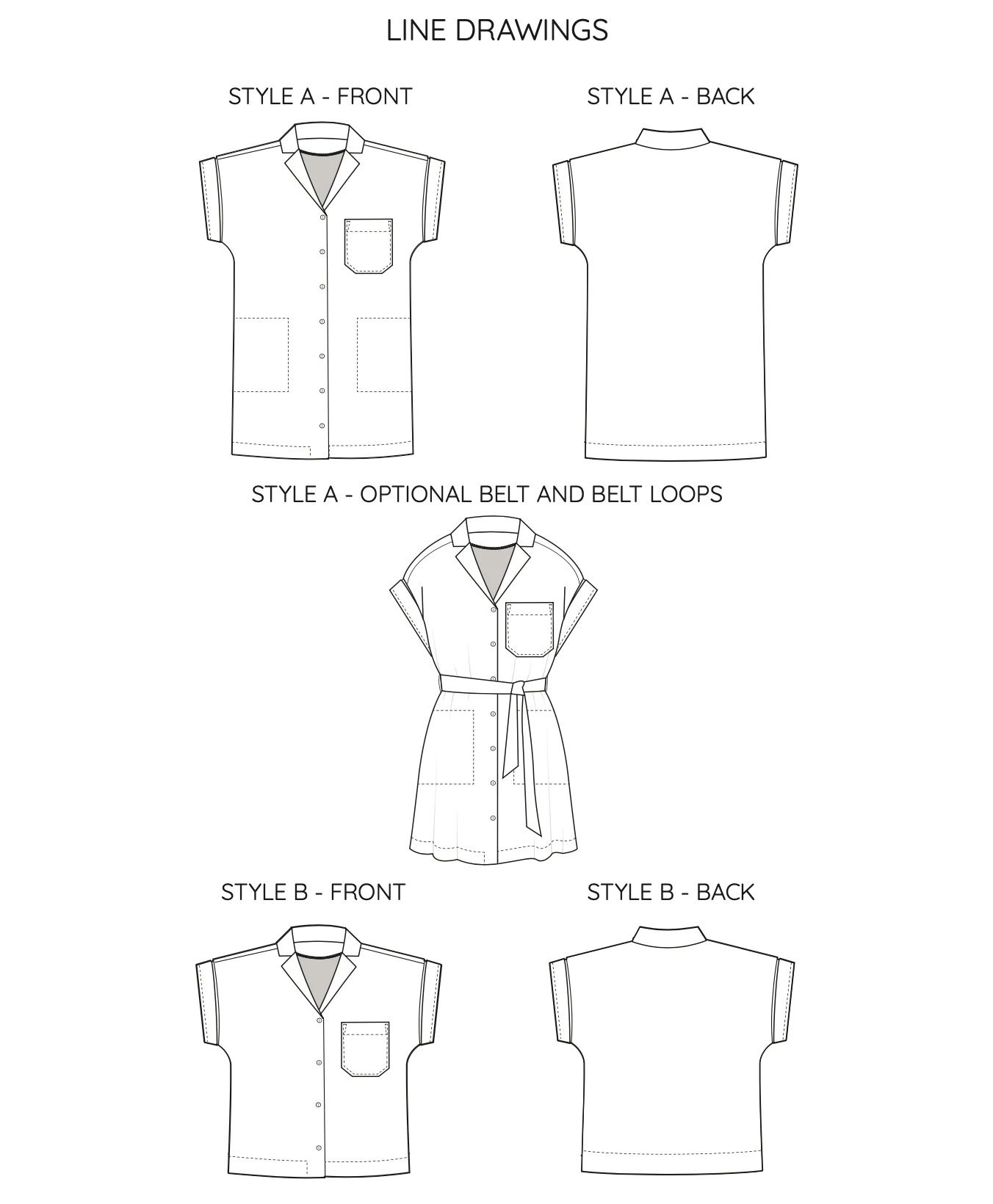 French Navy Rothko Dress and Shirt - Image 6