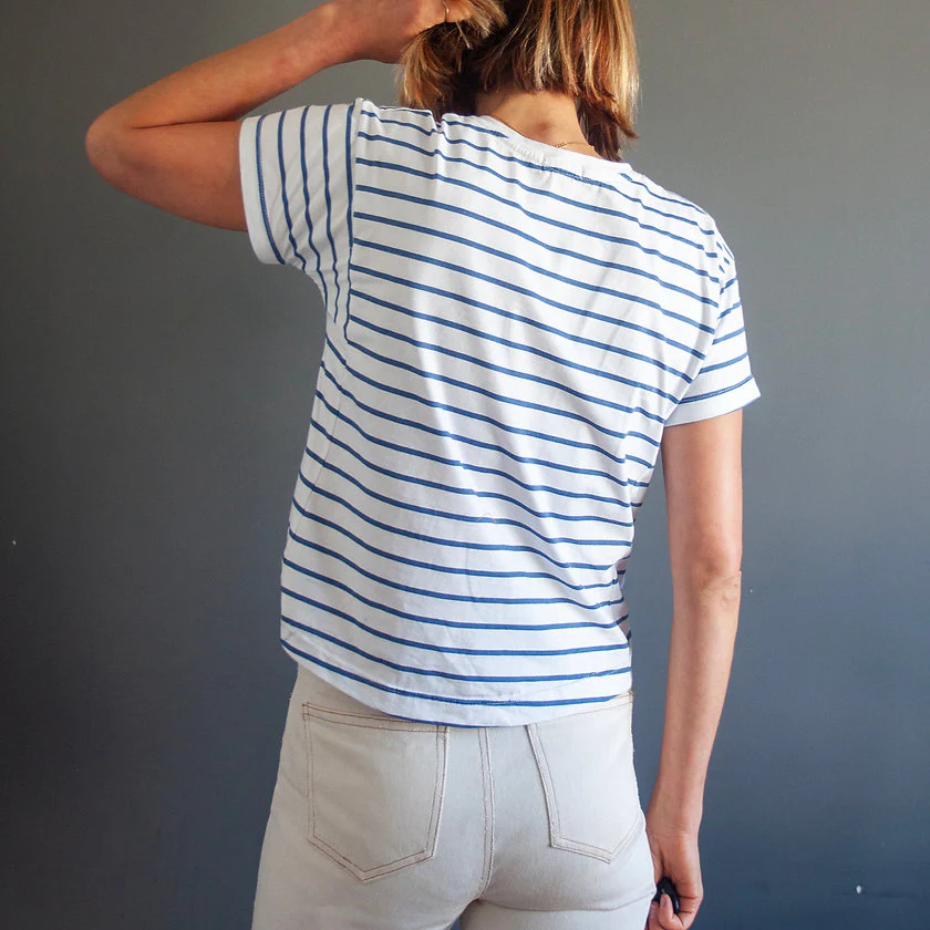 French Navy Tarifa Tee - Image 3