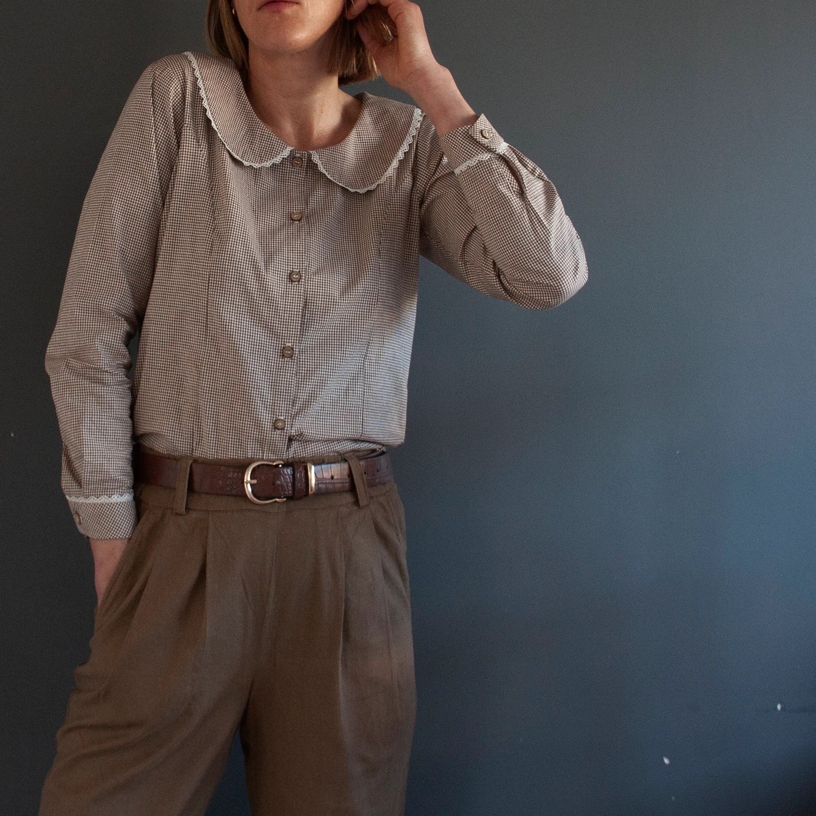 French Navy Vetiver Top Pattern Expansion - Printed copy shop (+£5.00)