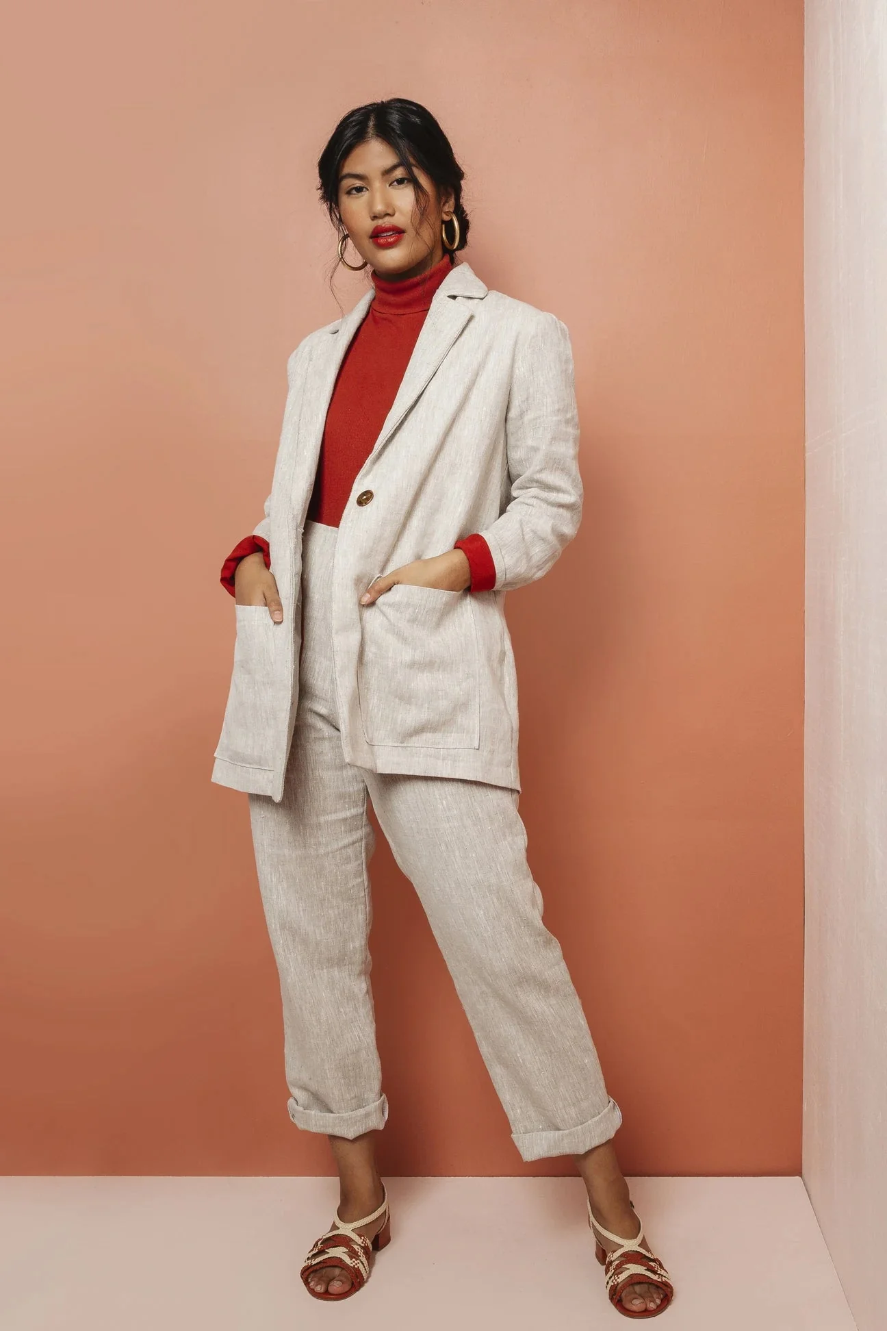 Friday Pattern Company Heather Blazer - Printed copy shop SIZES 1X - 7X (£7.00)