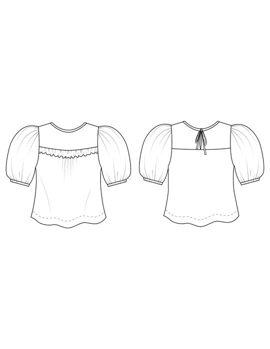 Friday Pattern Company Sagebrush Top - Image 20