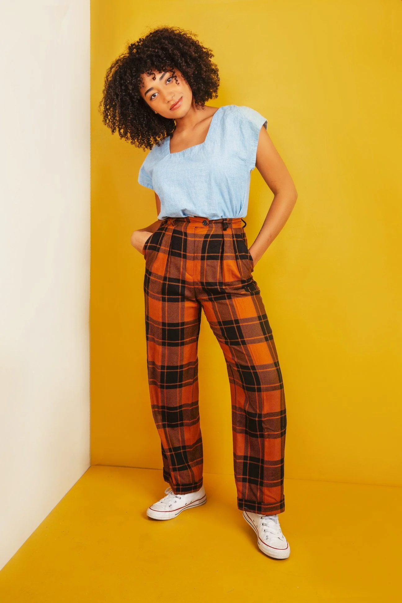 Friday Pattern Company Square Neck Top - Printed copy shop (+£7.00)
