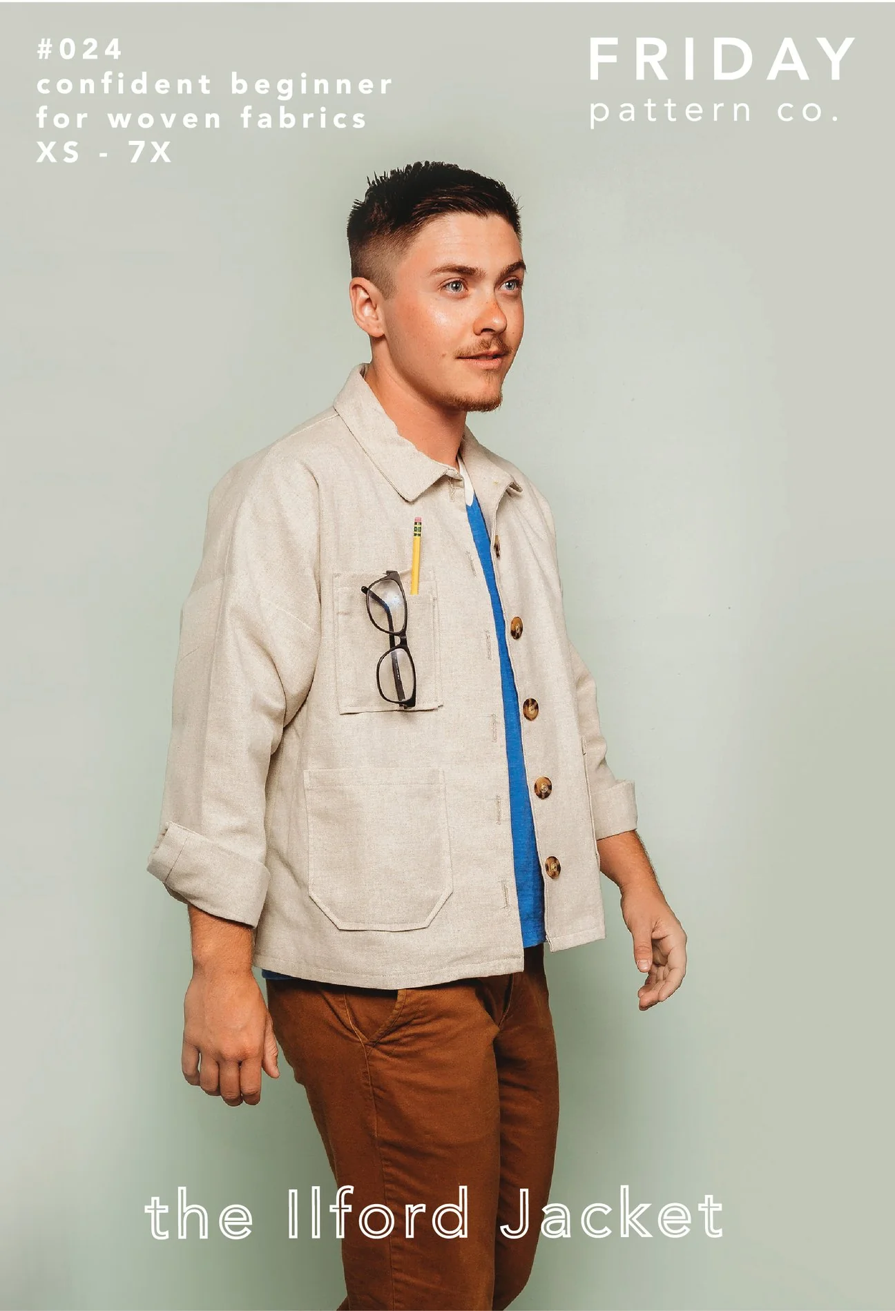 Friday Pattern Company Unisex Ilford Jacket - Image 14