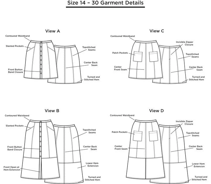 Grainline Studio Reed Skirt - Image 13