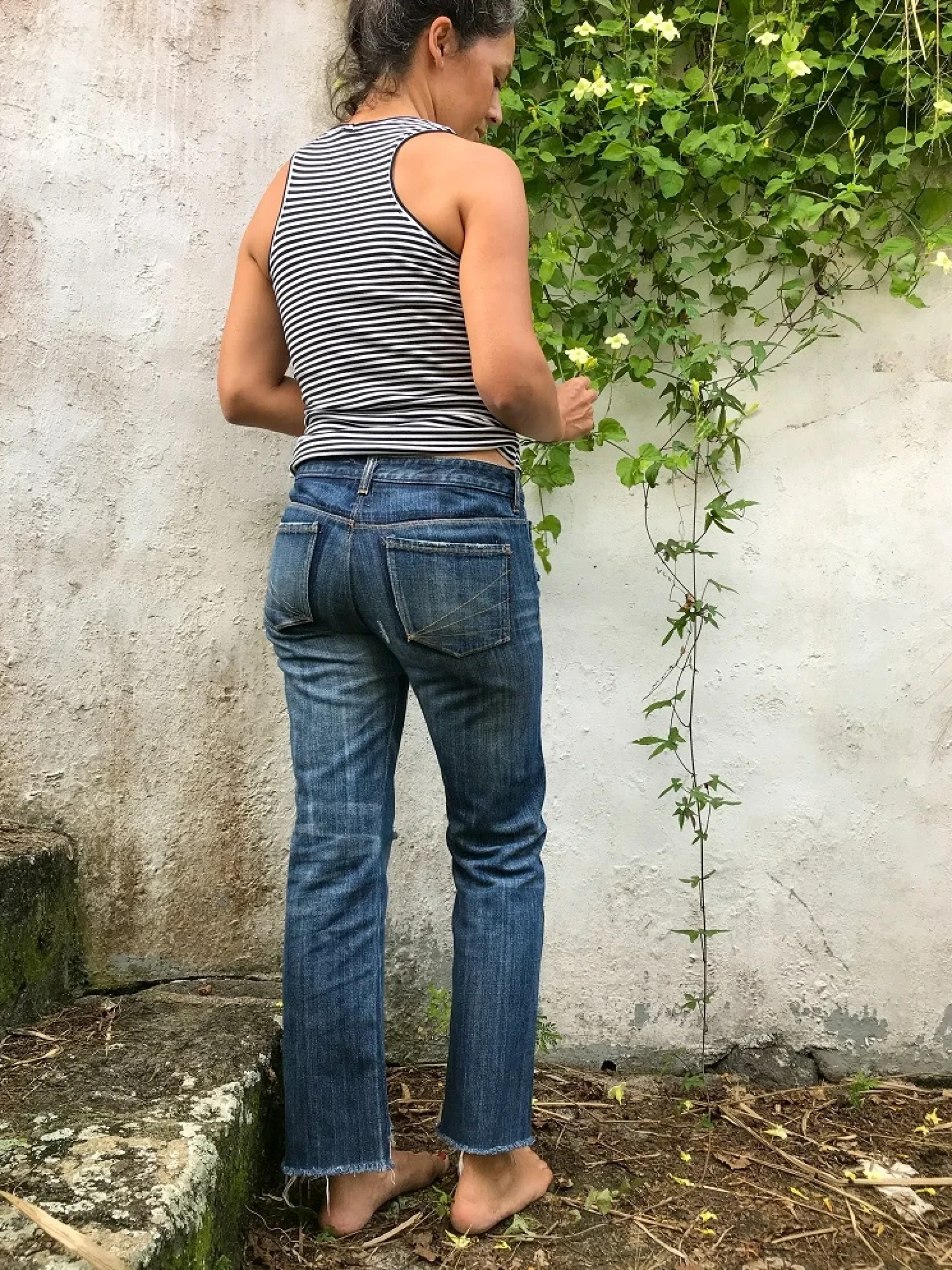 Halfmoon Atelier Halfmoon 101 Jeans - Printed copy shop (+£7.00)