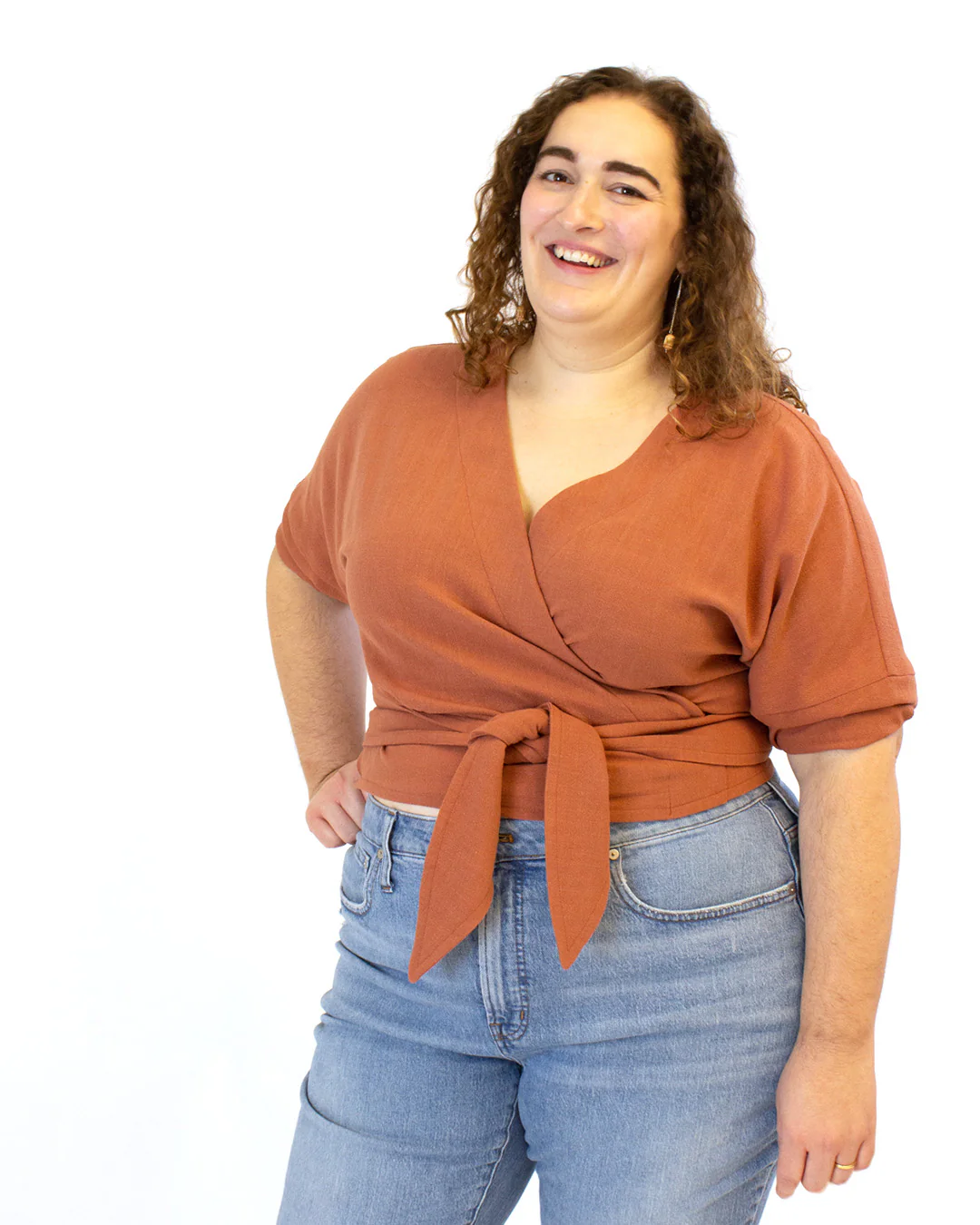 Helen's Closet Cassidy Wrap Top - Image 9