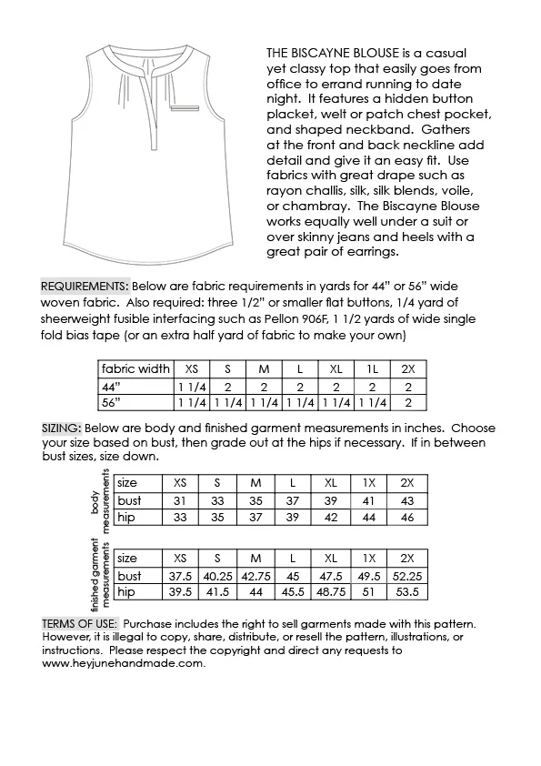 Hey June Handmade Biscayne Blouse - Image 9