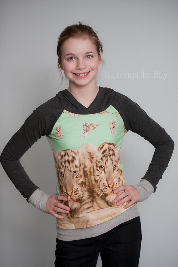 Hey June Handmade Child/Teen Camden Raglan Top - Image 3