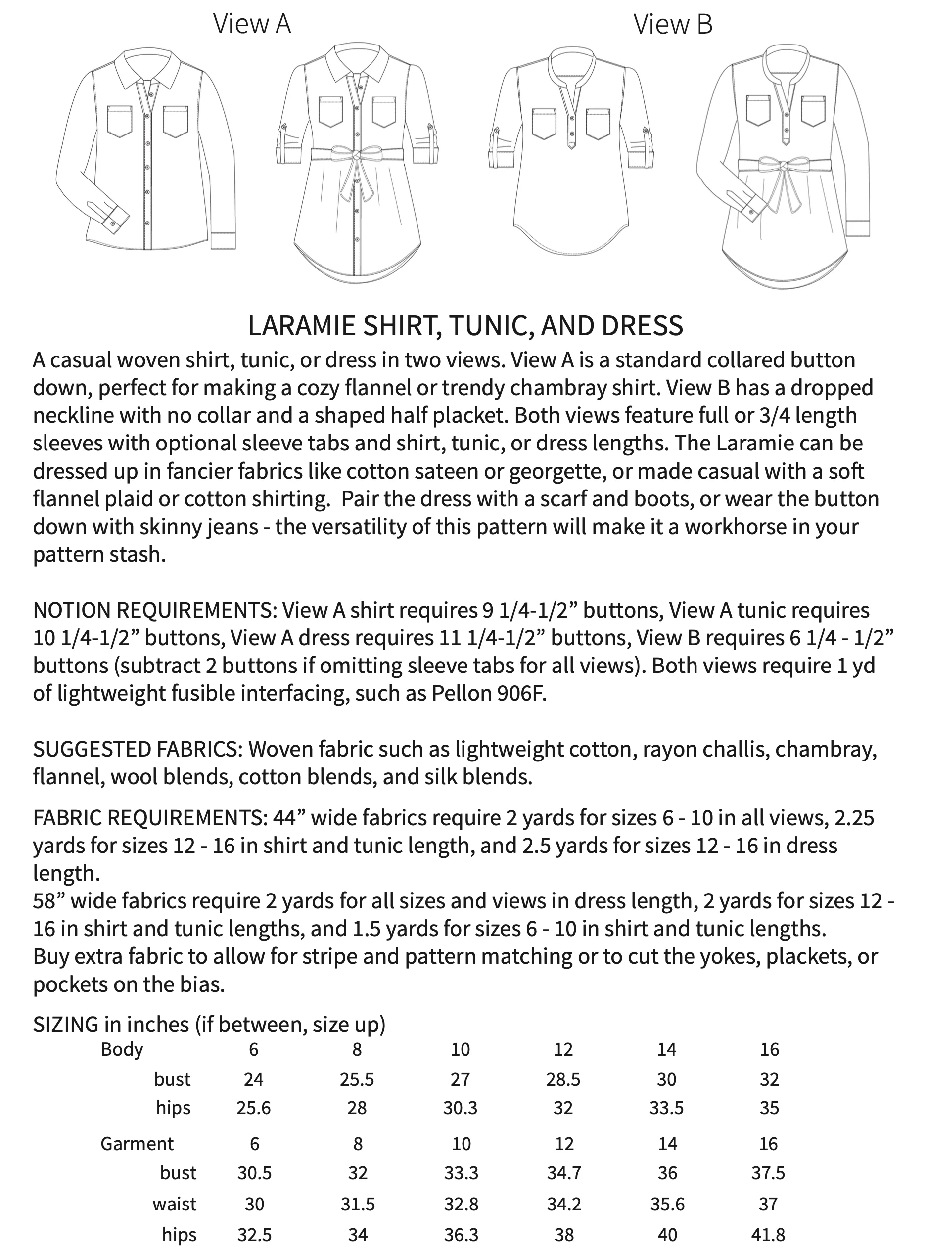 Hey June Handmade Child/Teen Laramie Shirt, Tunic & Dress - Image 14