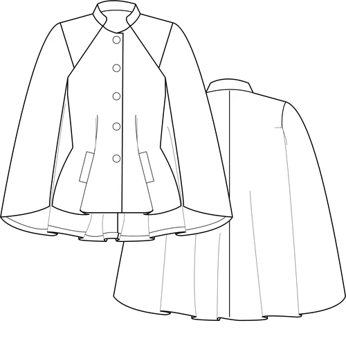 How to Do Fashion No. 15 Barcelona Cape - Image 6