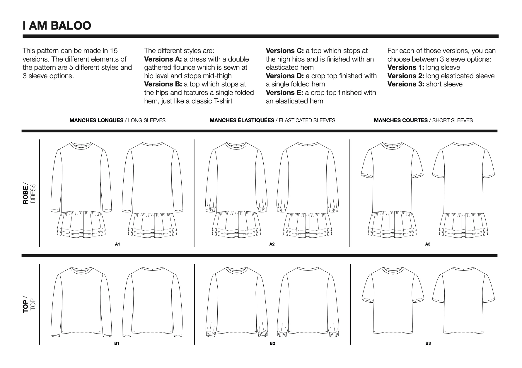 I AM Patterns Baloo Tee, Sweatshirt and Dress - Image 20