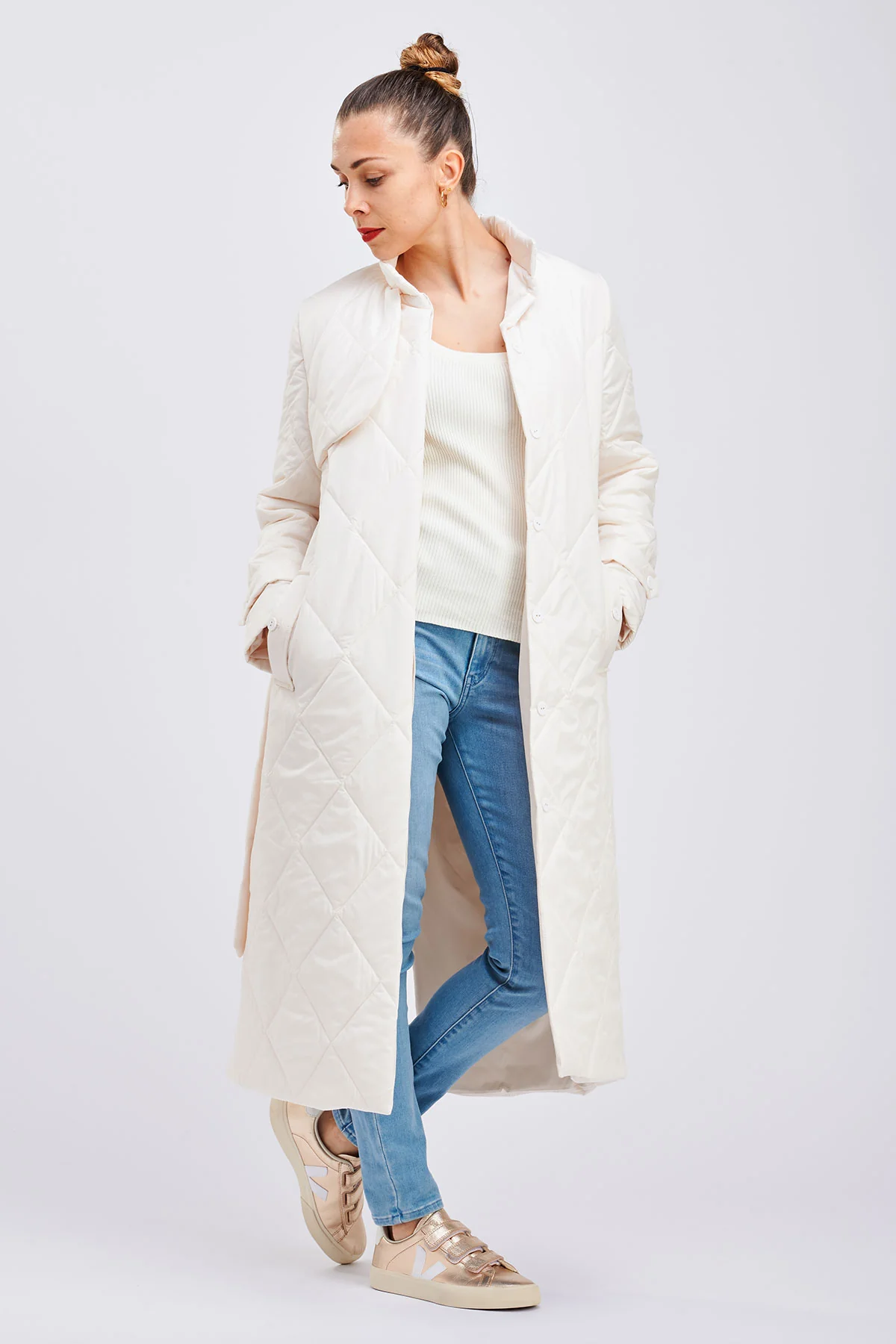 I AM Patterns Bob Trench Coat - Image 13