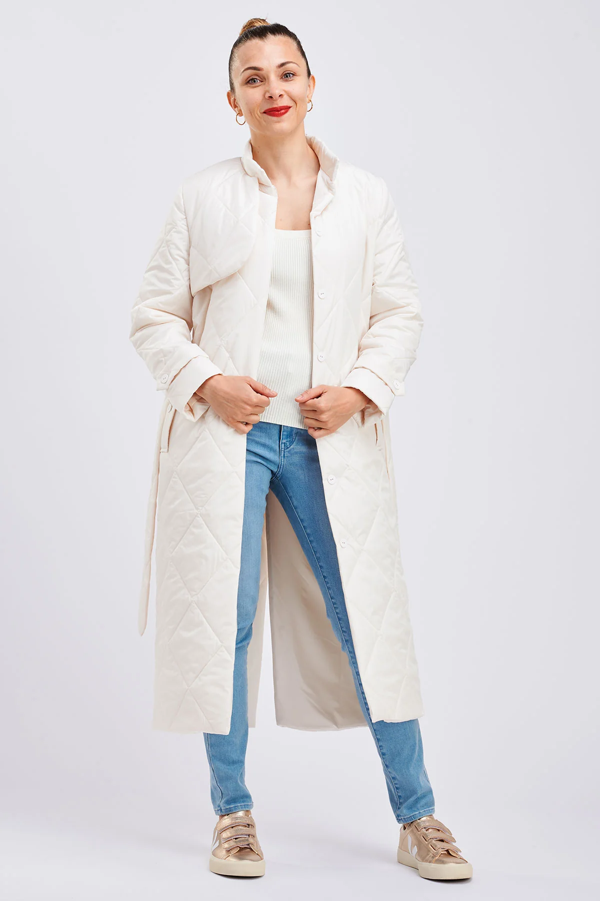 I AM Patterns Bob Trench Coat - Image 14