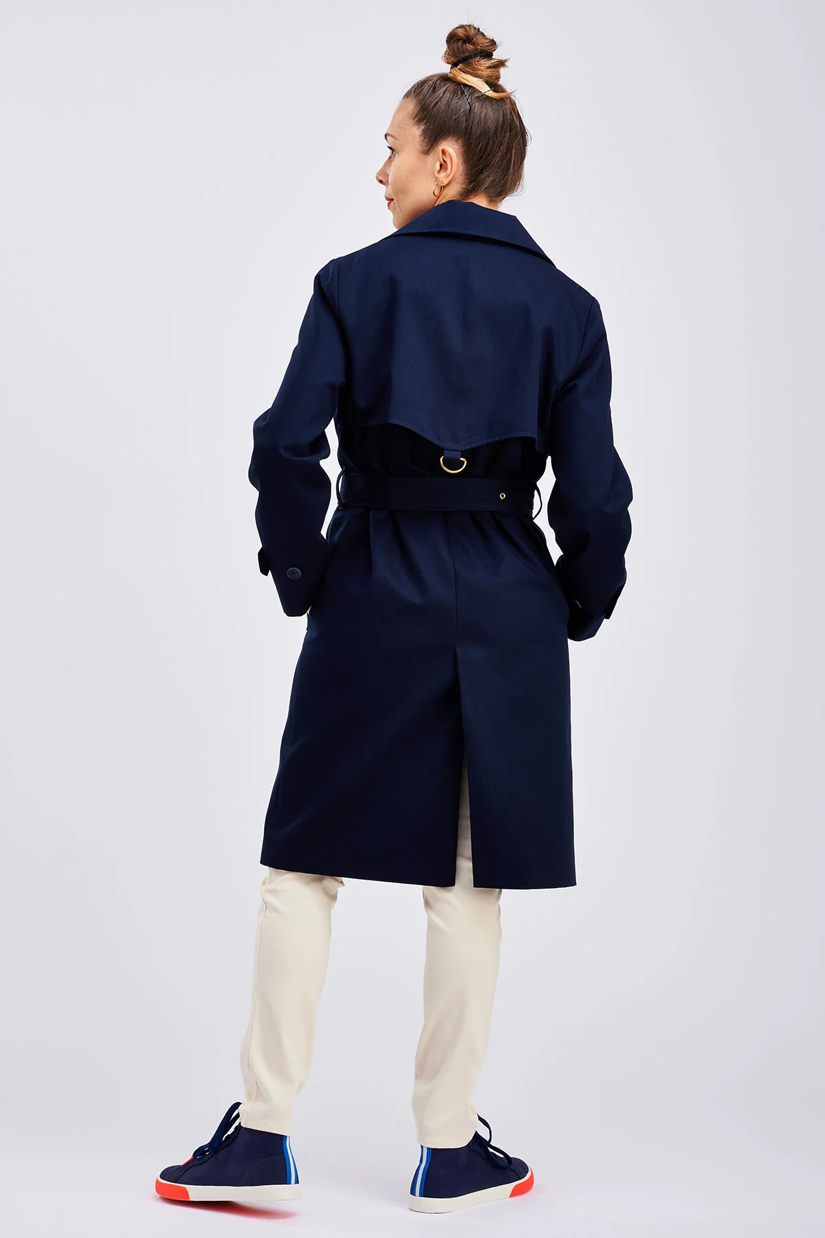 I AM Patterns Bob Trench Coat - Image 27