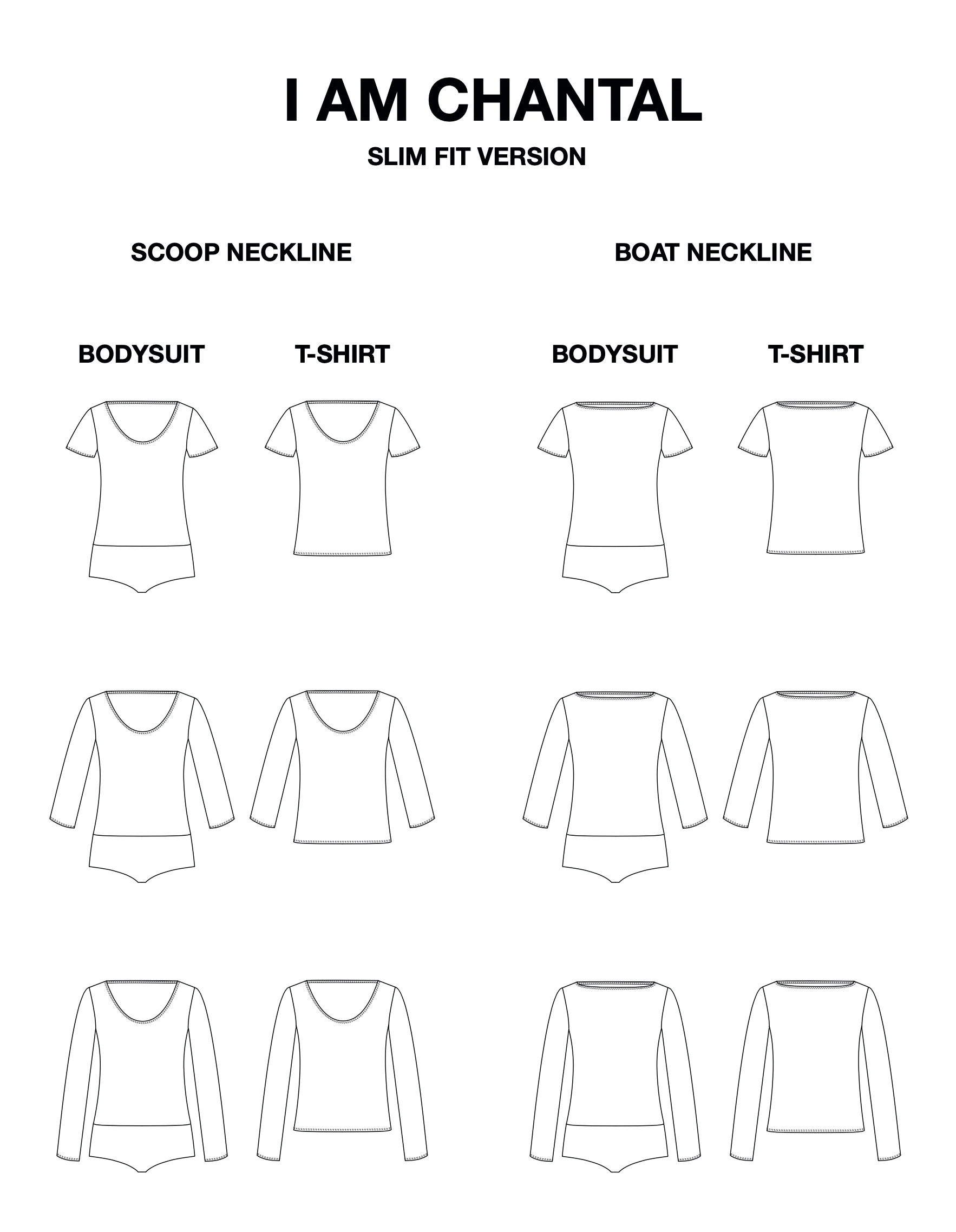 I AM Patterns Chantal Bodysuit and T-shirt - Image 22