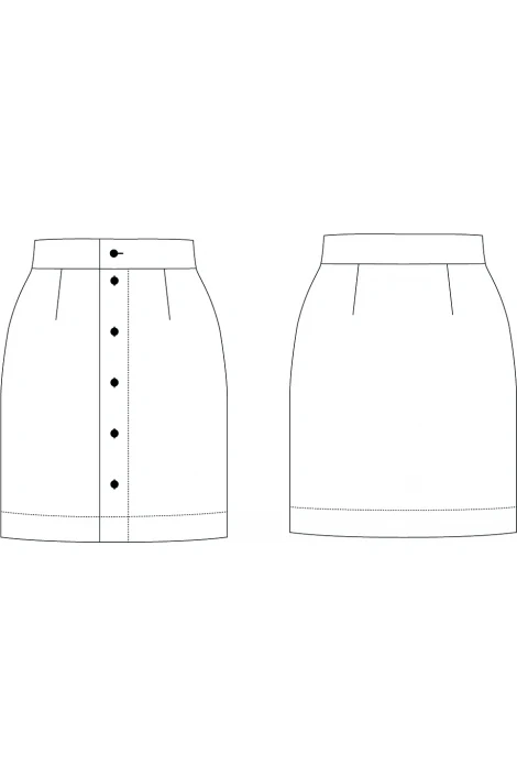 I AM Patterns Charlotte Skirt - Image 8