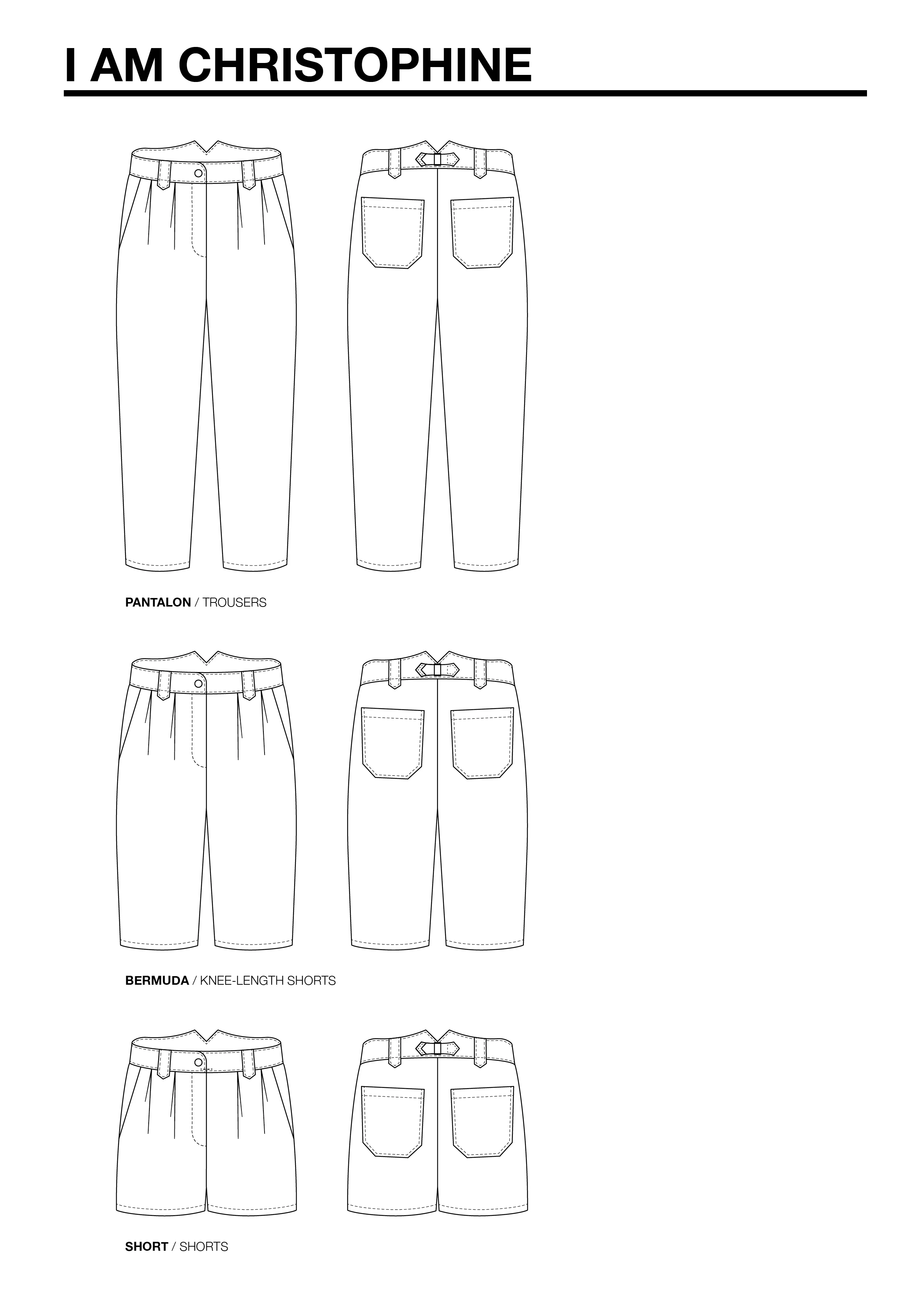I AM Patterns Christophine Trousers and Shorts - Image 17