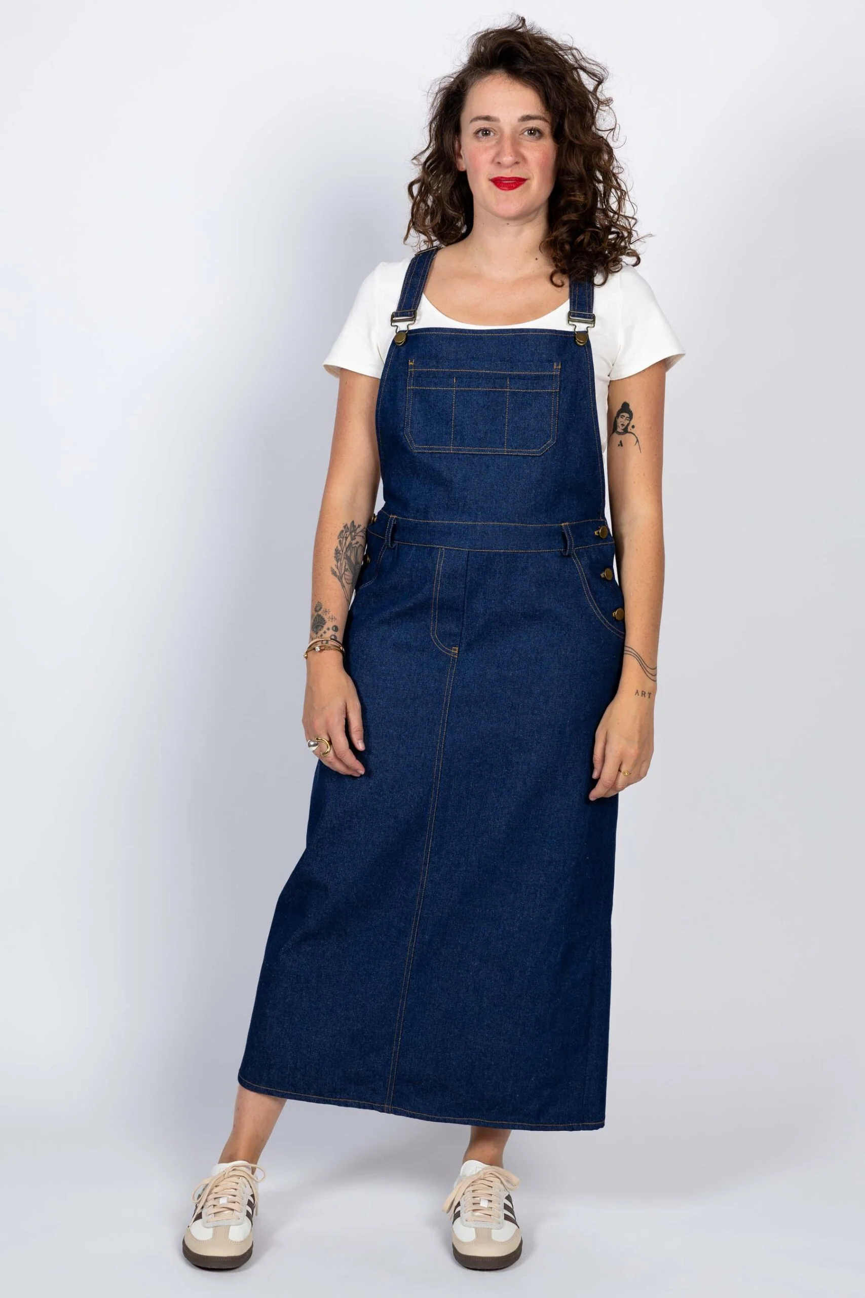 I AM Patterns Crystal Dungaree Dress