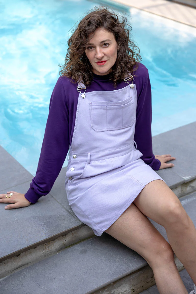 I AM Patterns Crystal Dungaree Dress - Image 19