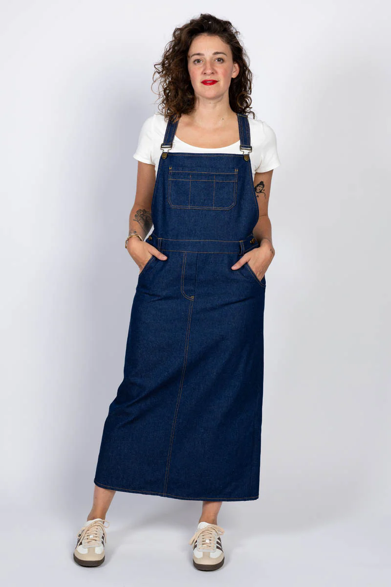 I AM Patterns Crystal Dungaree Dress - Image 6