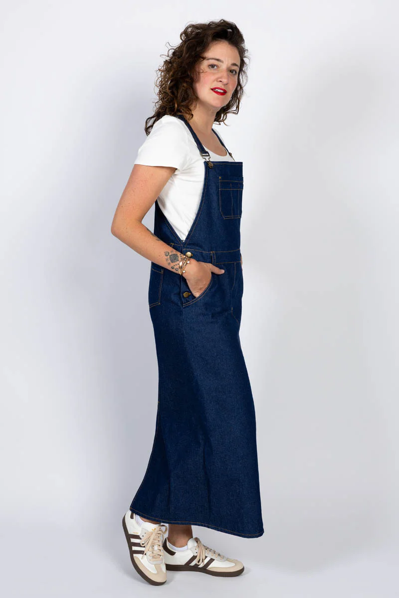 I AM Patterns Crystal Dungaree Dress - Image 7