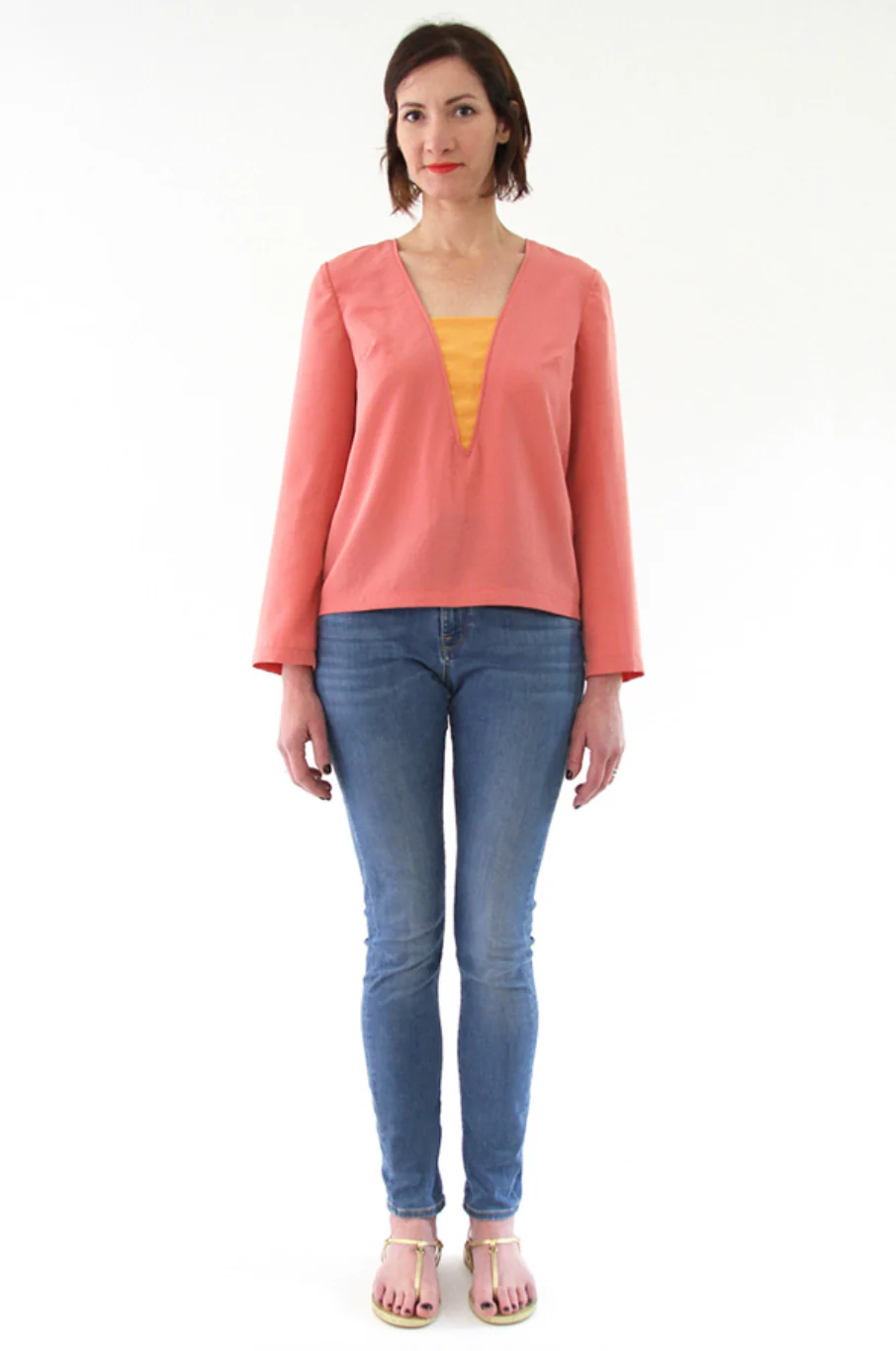 I AM Patterns Flora Top - Printed copy shop (+£5.00)