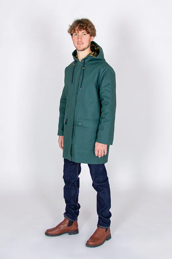 I AM Patterns Men's Jacques Raincoat - Image 10