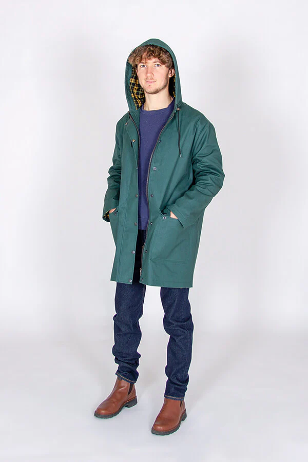 I AM Patterns Men's Jacques Raincoat - Image 11