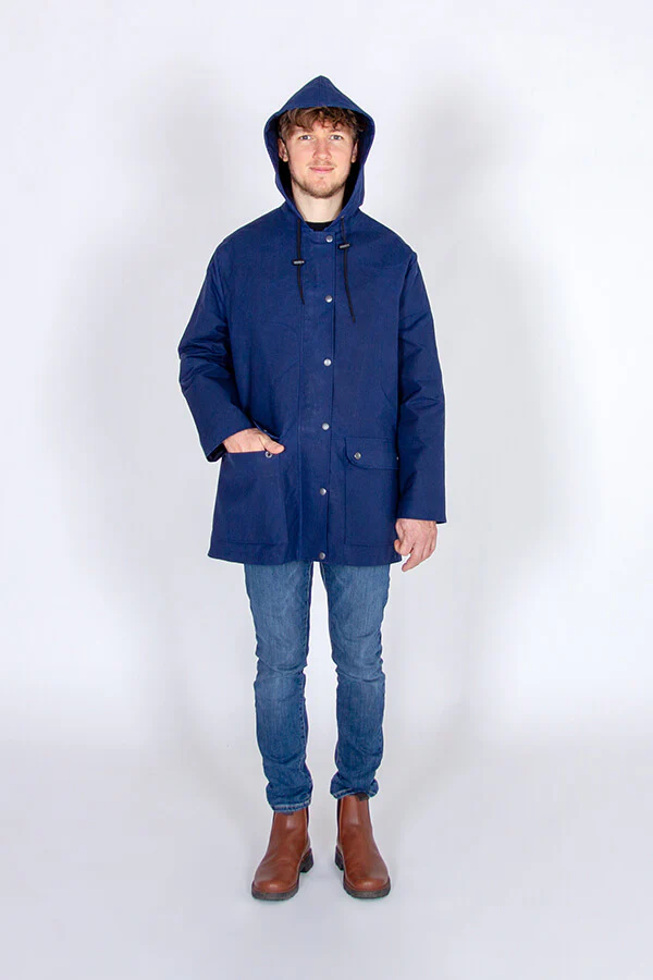 I AM Patterns Men's Jacques Raincoat - Image 4