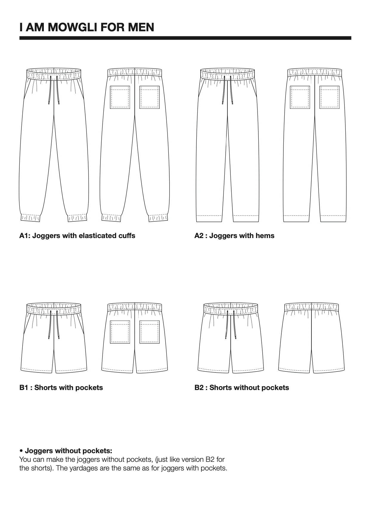 I AM Patterns Men's Mowgli Joggers - Image 8