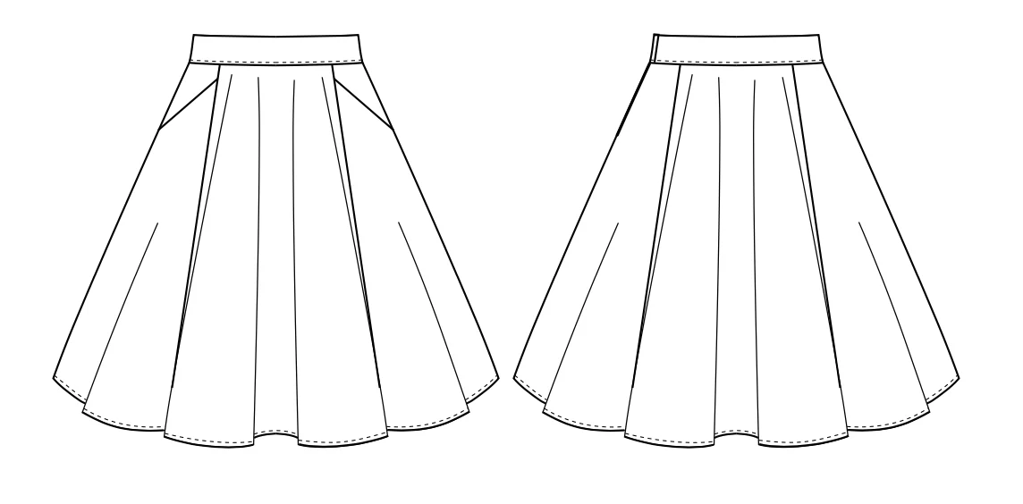 I AM Patterns Mini Cindy Skirt - Image 17