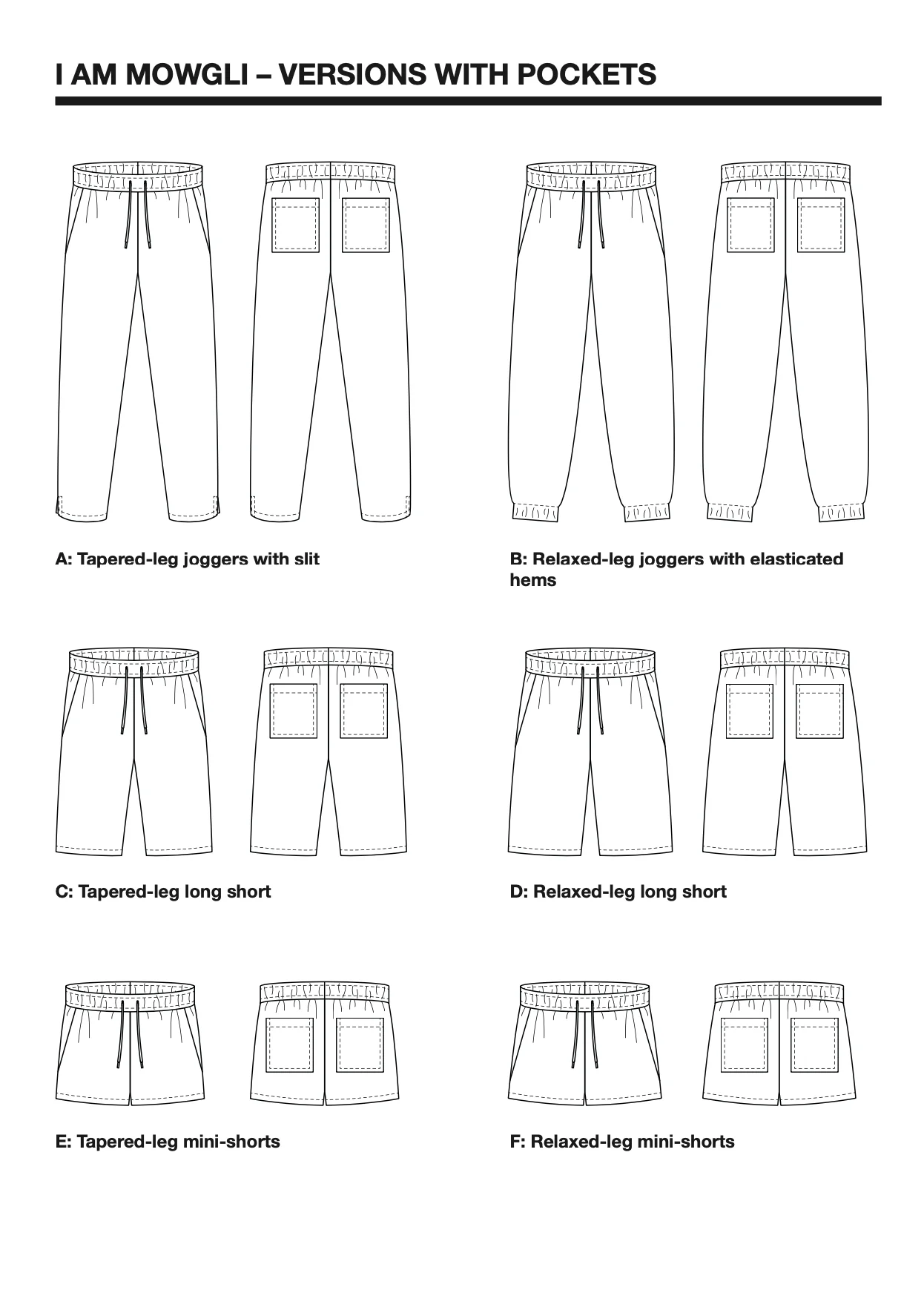 I AM Patterns Mowgli Joggers - Image 27