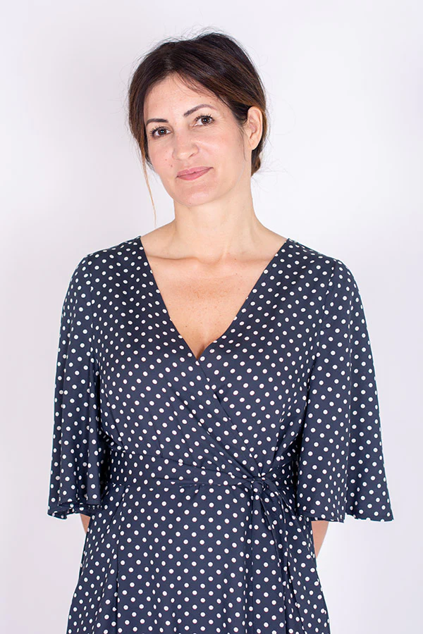 I AM Patterns Octarine Wrap Dress - Image 7