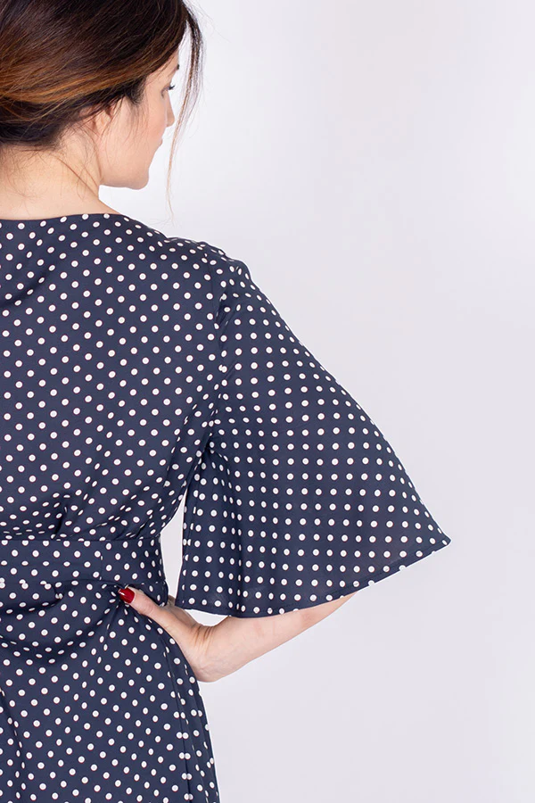 I AM Patterns Octarine Wrap Dress - Image 8