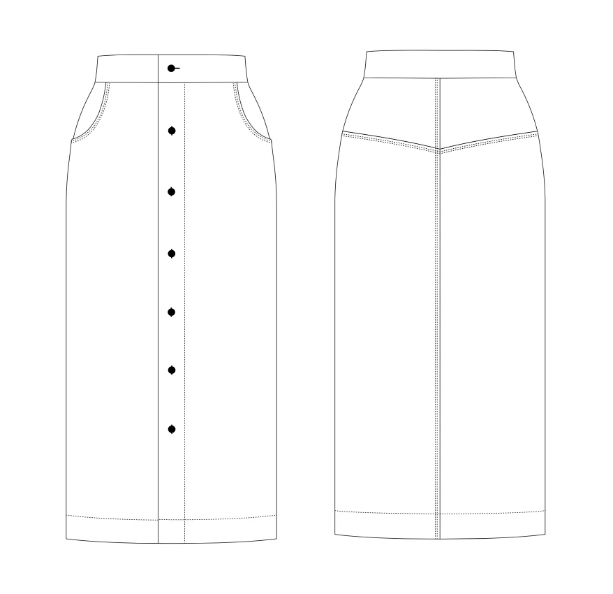 I AM Patterns Romeo Skirt - Image 5
