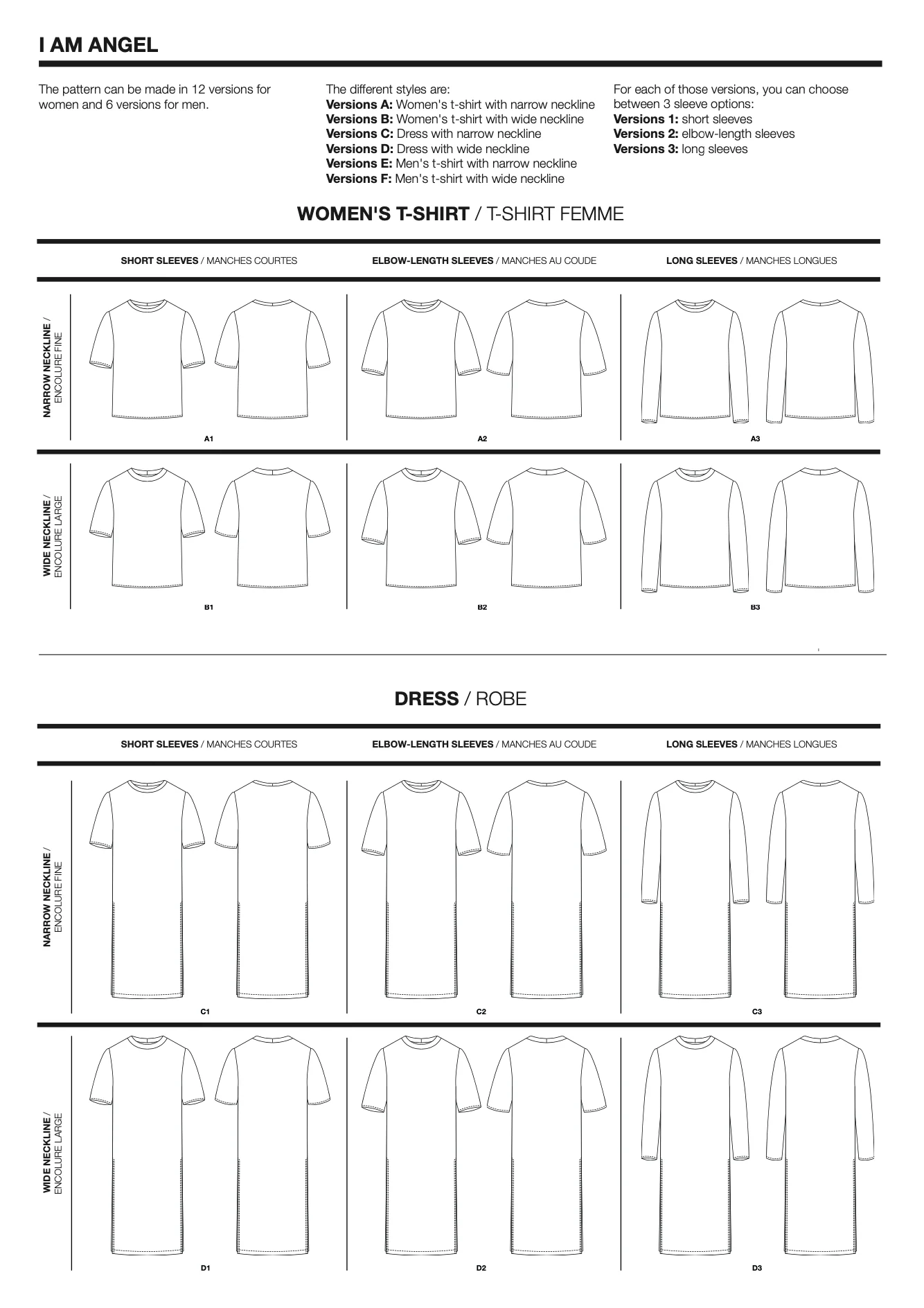 I AM Patterns Unisex Angel T-shirt - Image 32