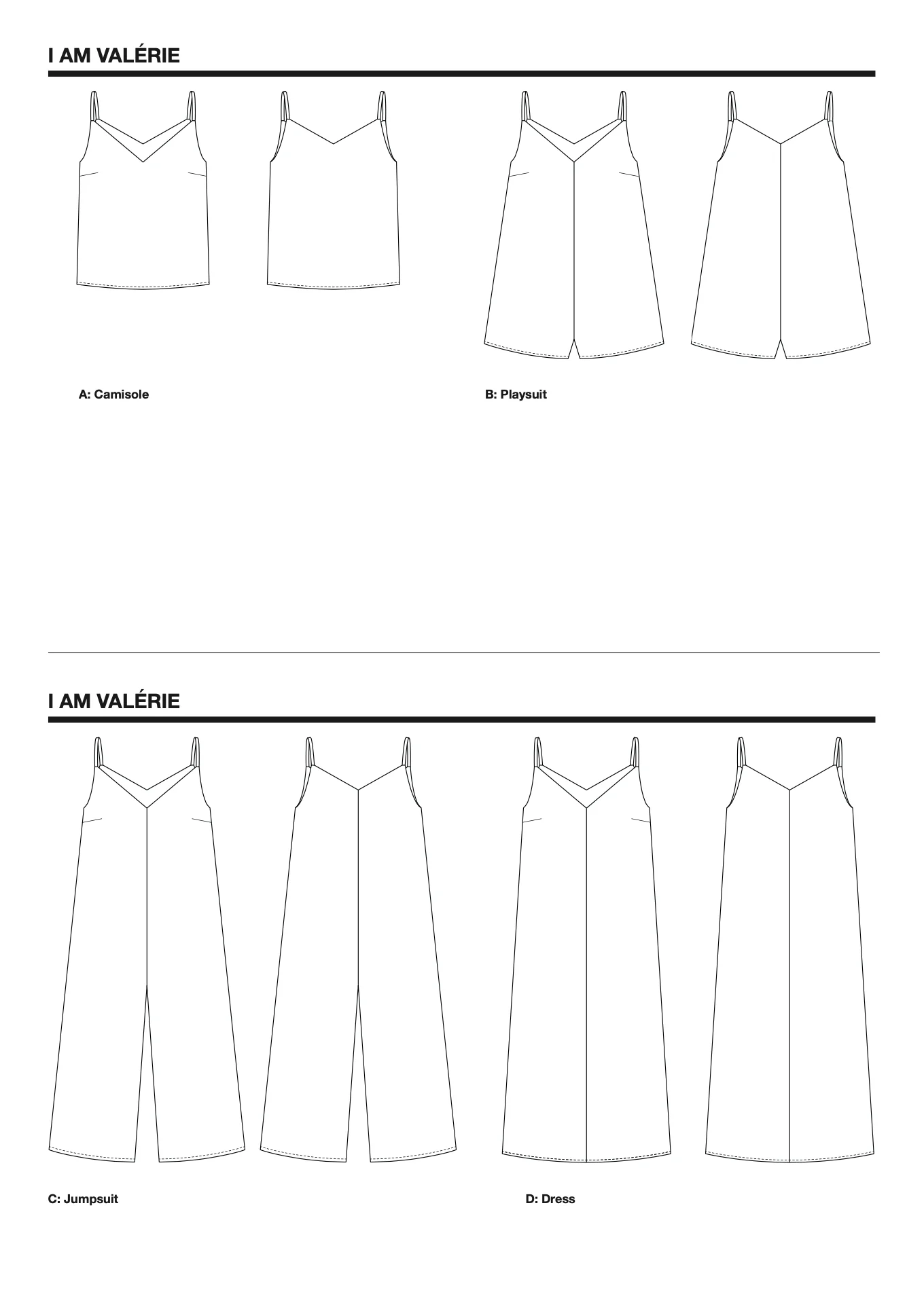 I AM Patterns Valérie Jumpsuit, Dress and Top - Image 22