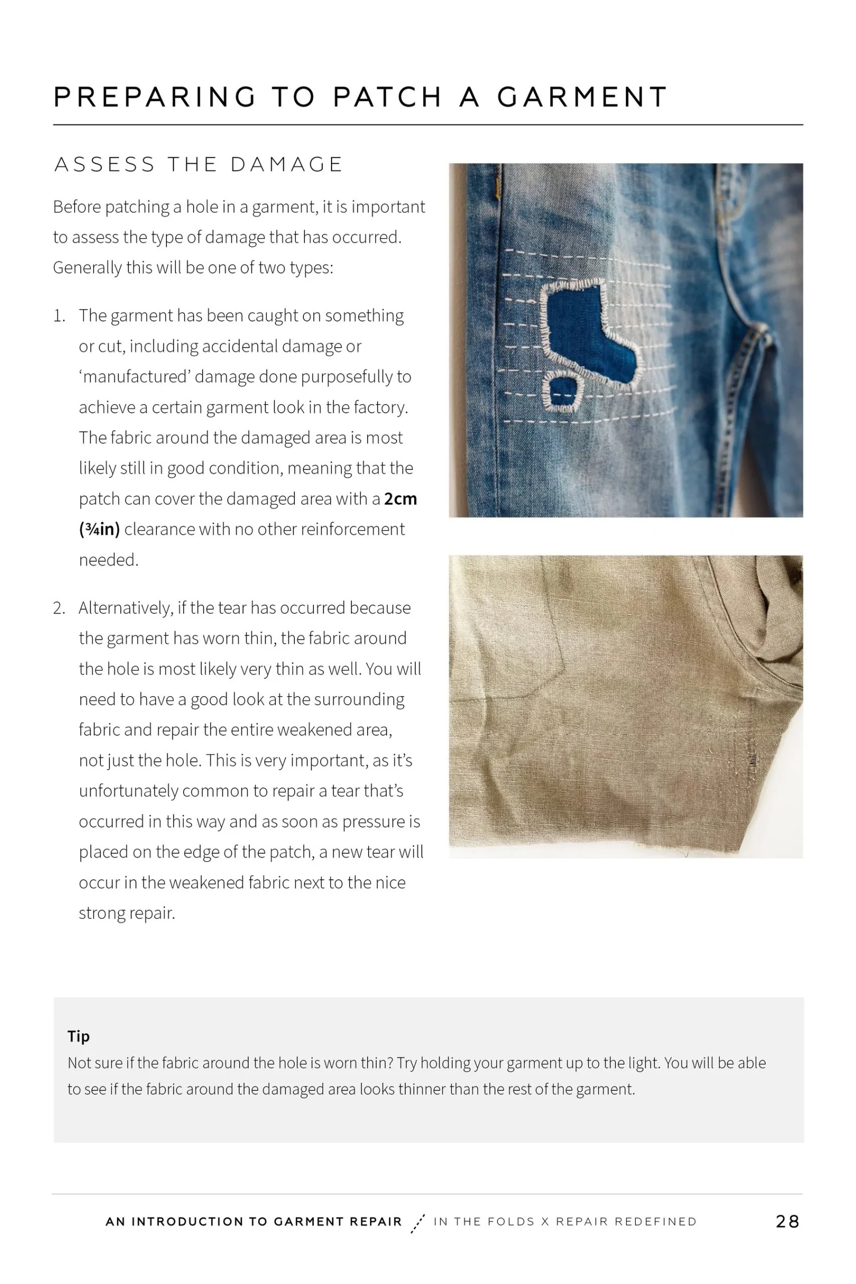 In the Folds An Introduction to Garment Repair PDF - Image 3
