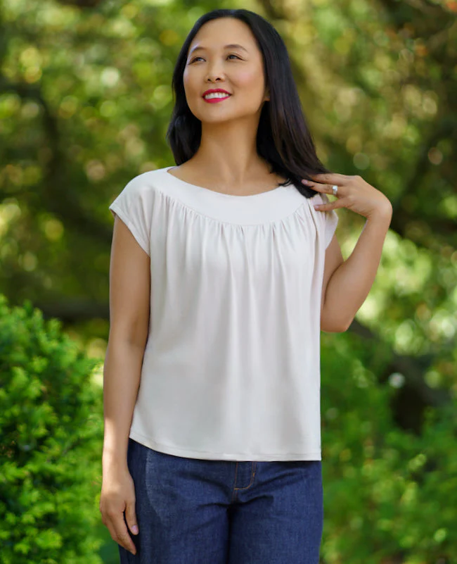 Itch to Stitch Algarve Top - Printed copy shop SIZES 00-20 / REGULAR BUST (+£5.00)