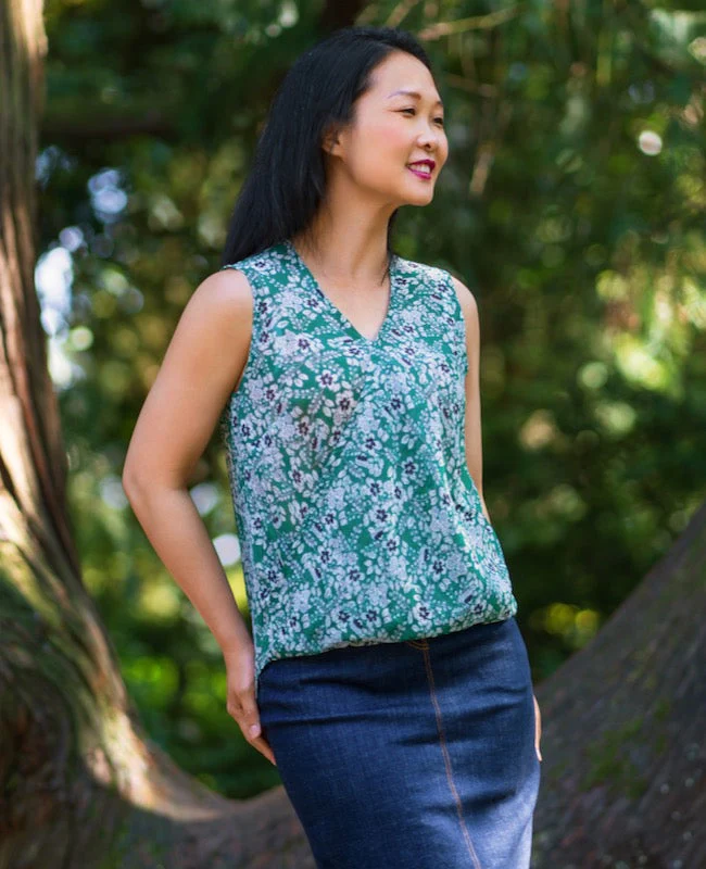 Itch to Stitch Auvers Top - Printed copy shop SIZES 16-40 / FULL BUST (+£7.00)