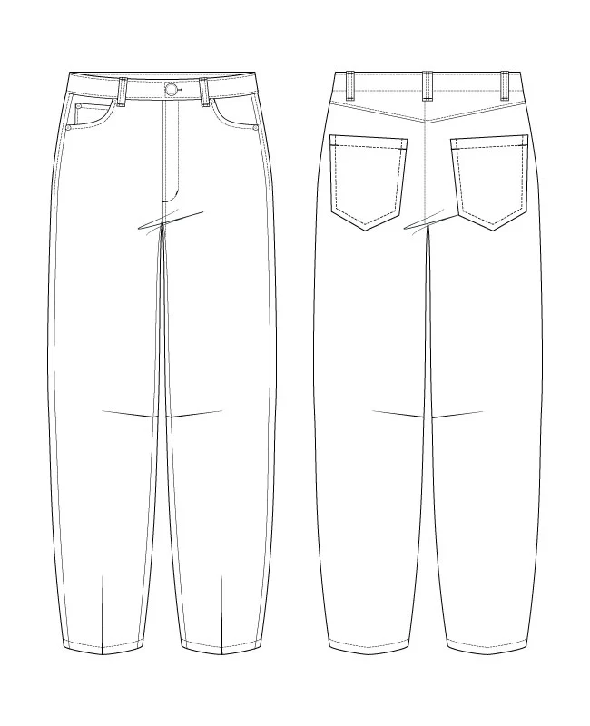 Itch to Stitch Belleville Jeans - Image 8