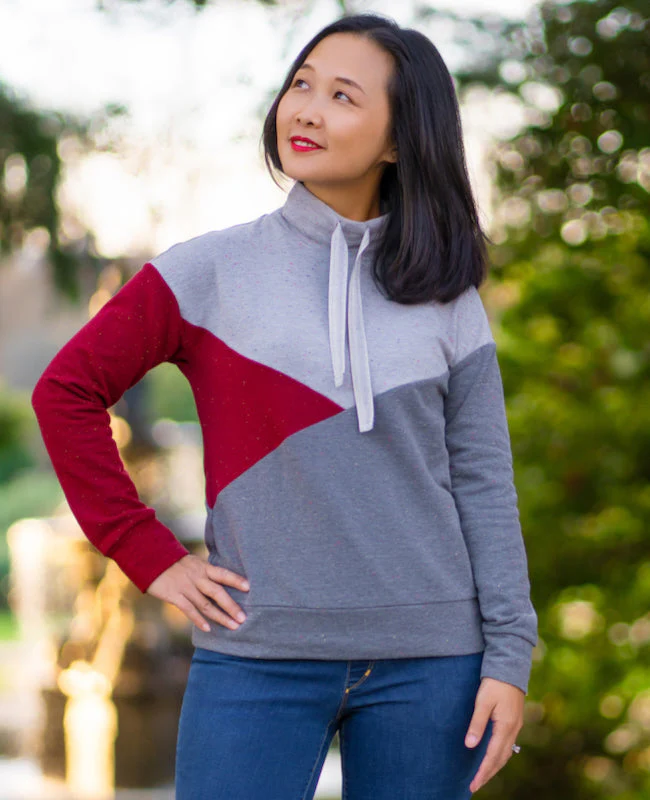 Itch to Stitch Boalsburg Pullover - Printed copy shop SIZES 16-40 / FULL BUST (+£7.00)