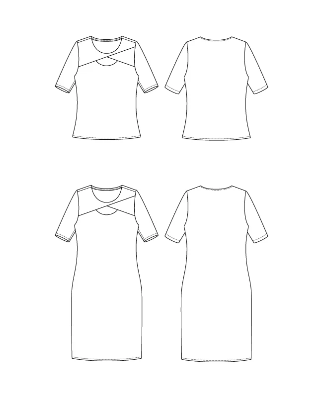 Itch to Stitch Brisbane Top and Dress - Image 8