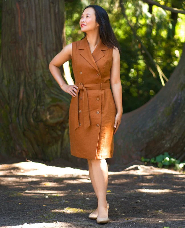 Itch to Stitch Cantabria Dress - Printed copy shop SIZES 16-40/C CUP (+£7.00)