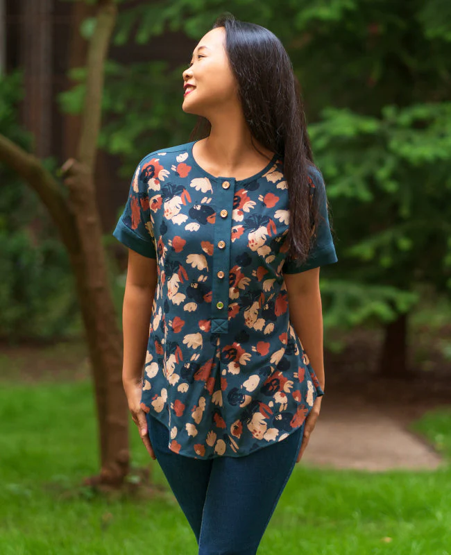 Itch to Stitch Chemainus Top - Printed copy shop C and D CUPS (+£7.00)