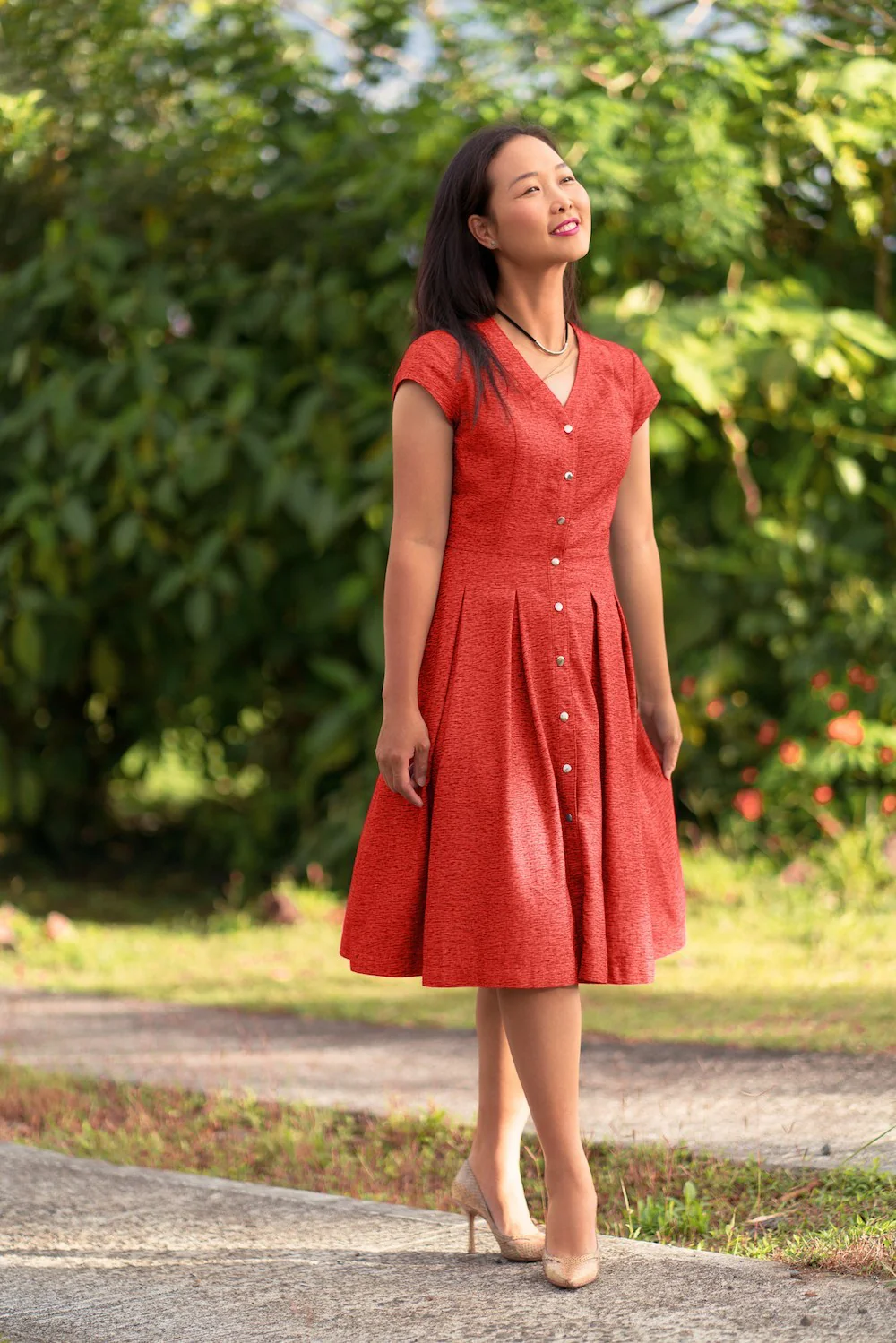 Itch to Stitch Kalispell Dress - Printed copy shop A, B and C CUPS (+£7.00)