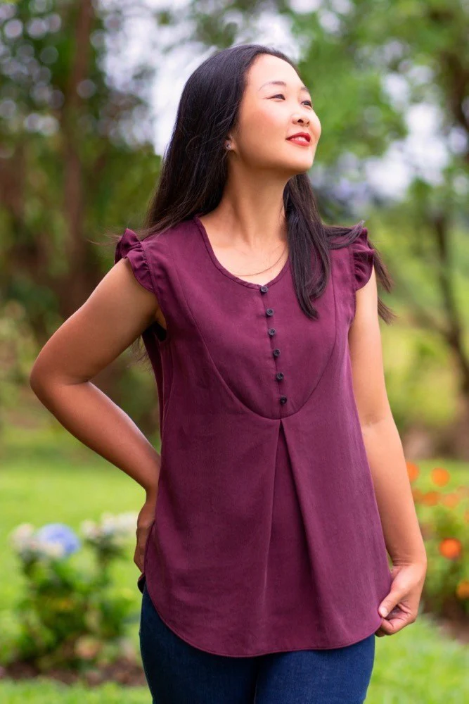 Itch to Stitch Kauai Top - Printed copy shop (+£7.00)