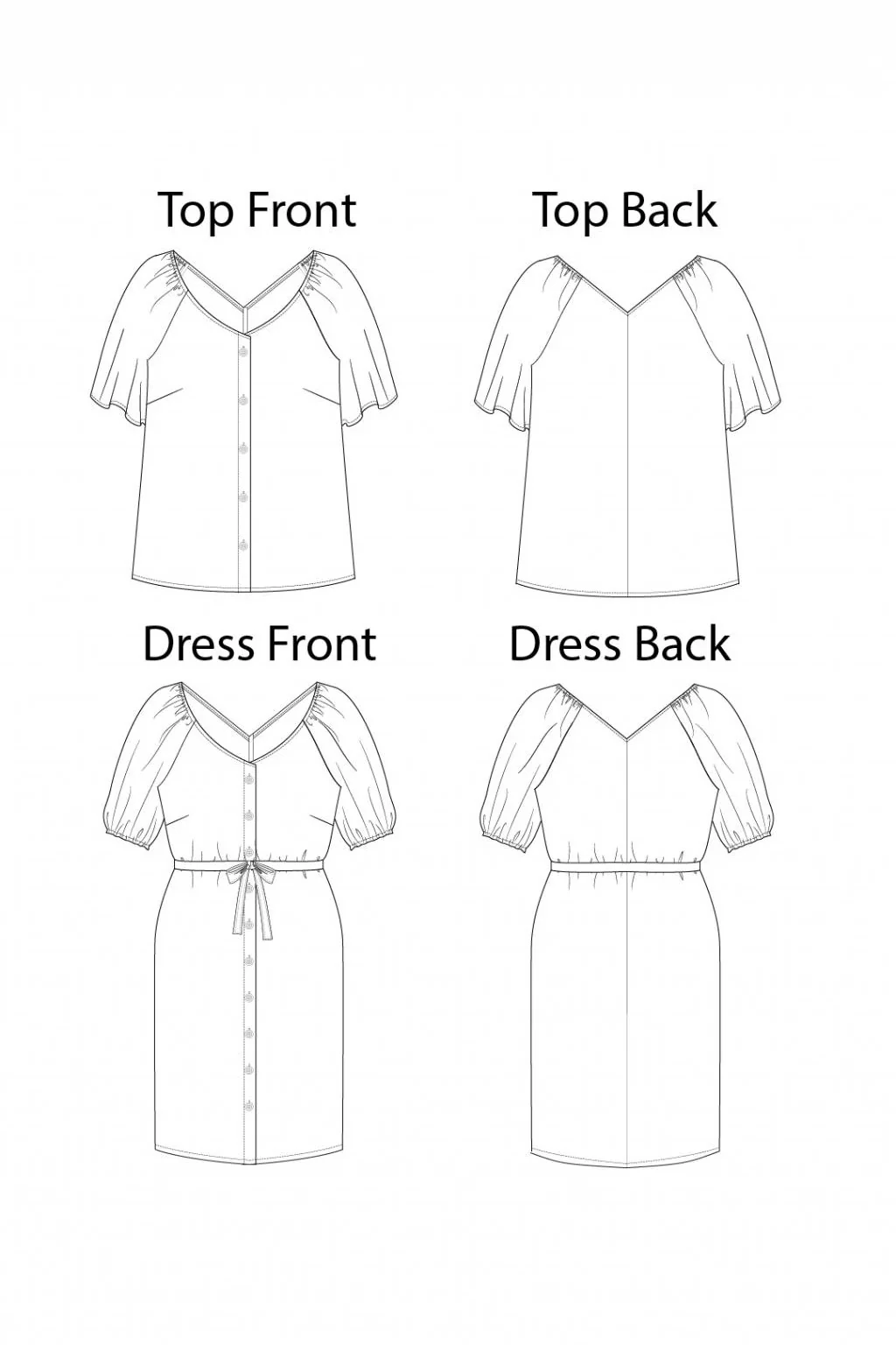 Itch to Stitch Kosice Top and Dress - Image 11