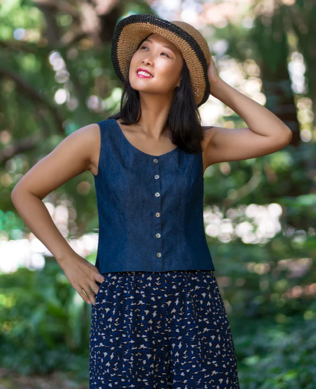 Itch to Stitch Madalena Vest Top - Image 2